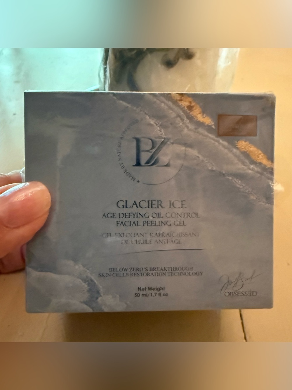 Below Zero Glacier Ice Age-Defying Oil Control Facial Peeling Gel $400 retail